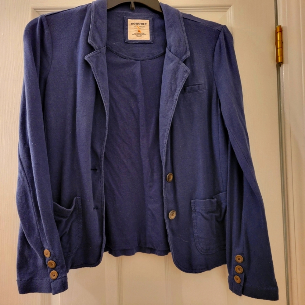 Women's blue fashion blazer
